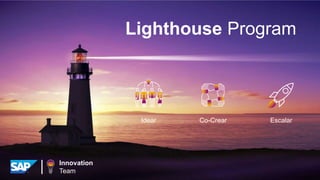 Lighthouse Program
Innovation
Team
Idear Co-Crear Escalar
 
