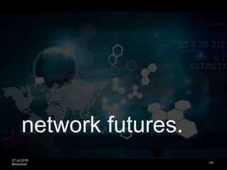 27 Jul 2018
Blockchain
network futures.
104
 