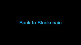 Back to Blockchain
 