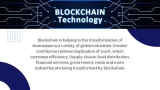Blockchain Technology in Business | PDF