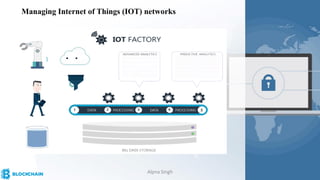 Managing Internet of Things (IOT) networks
Alpna Singh
 