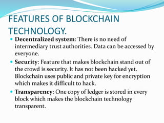 Blockchain technology in electric power system | PPTX
