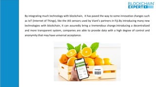 Blockchain Technology in Food Industry