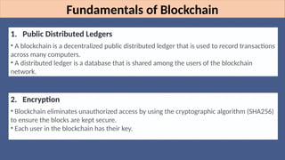 Blockchain Technology ppt for seminar btech | PPTX