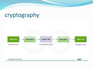 cryptography
 