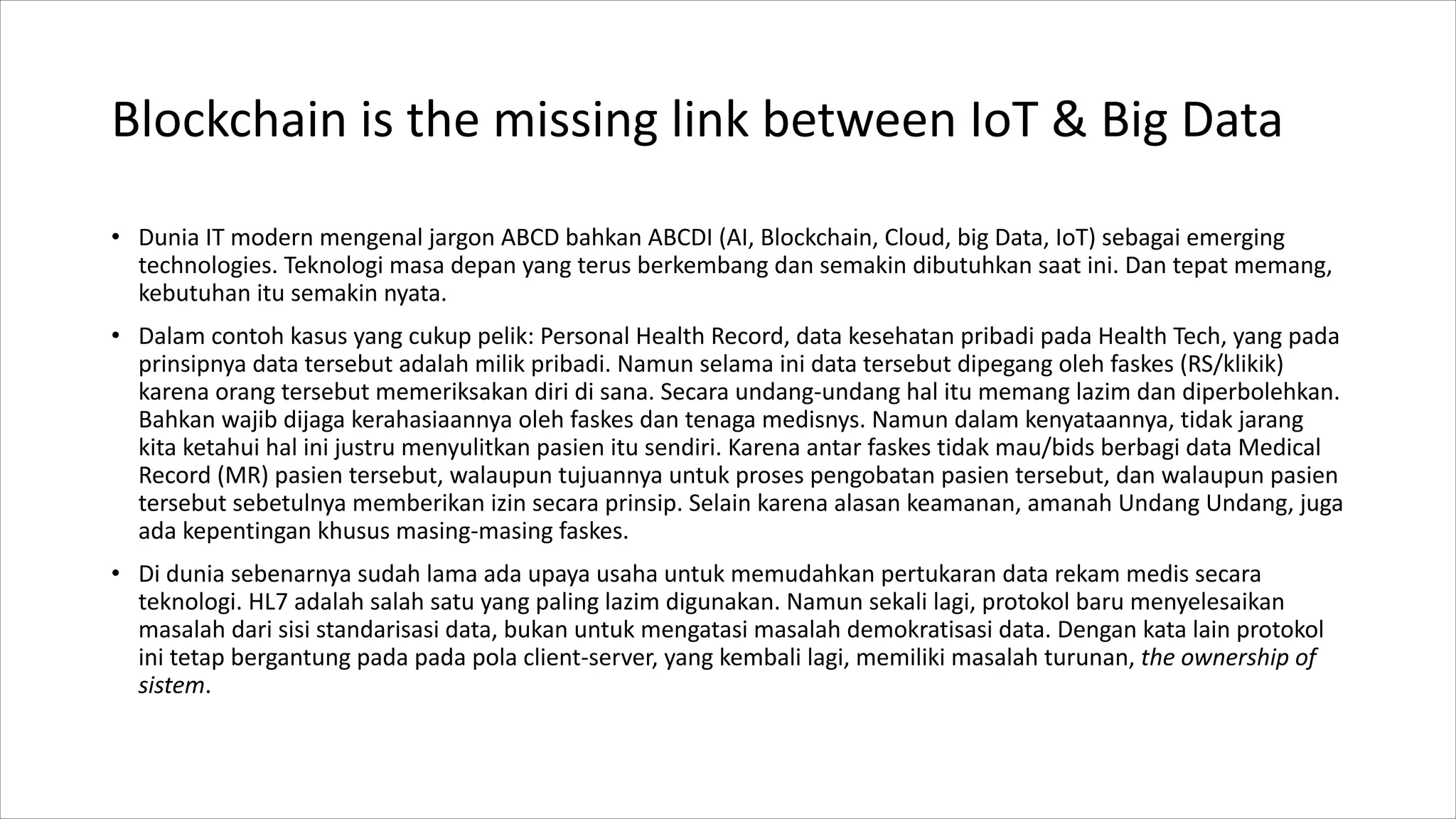 Blockchain untuk Big Data | PDF