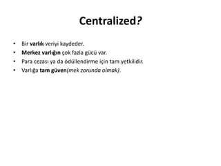 Blockchain : Decentralized Application Development (Turkish)