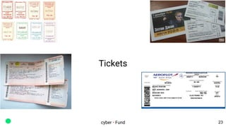 Tickets
cyber • Fund 23
 
