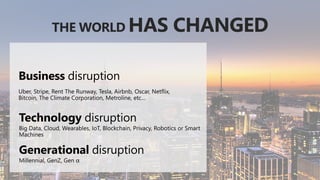 THE WORLD HAS CHANGED
 