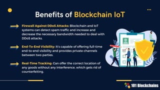Blockchain With IoT - Top Blockchain IoT Use Cases | PDF