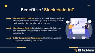 Blockchain With IoT - Top Blockchain IoT Use Cases | PDF