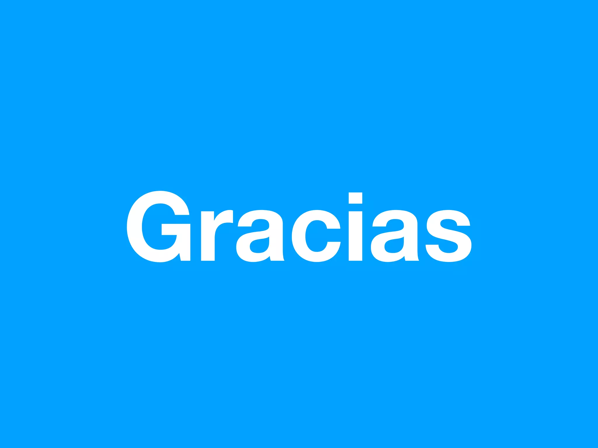 Gracias