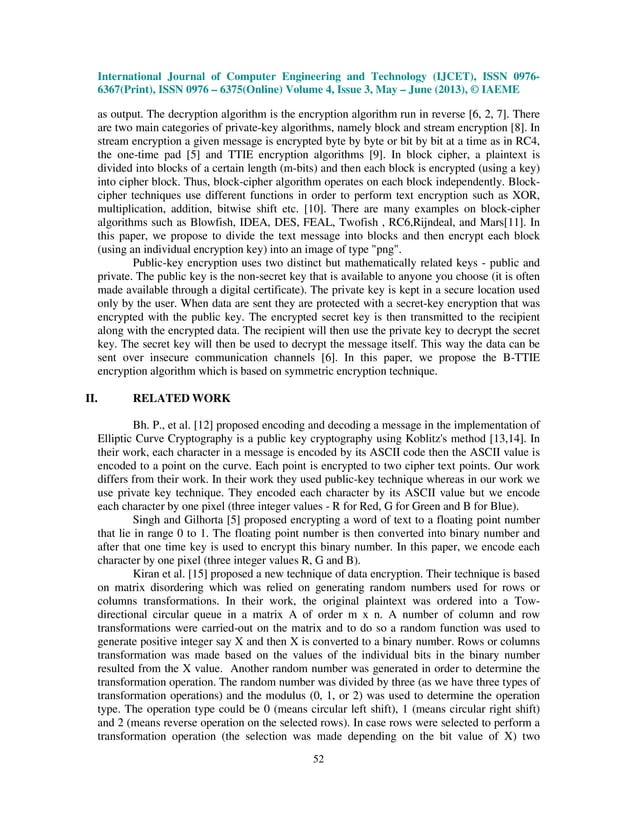 Block cipher encryption for text to-image algorithm | PDF