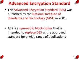Block ciphers & public key cryptography | PPTX