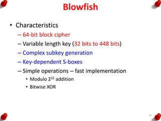 Block ciphers & public key cryptography | PPTX