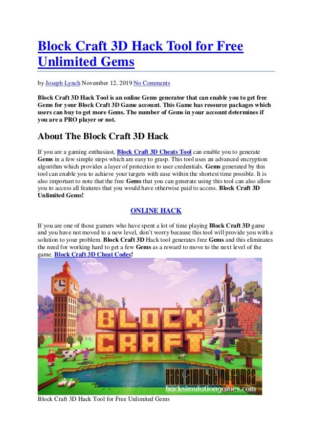 block craft 3d hack apk unlimited gems block craft 3d hack apk unlimited gems