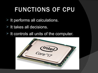Block diagram of a computer | PPT