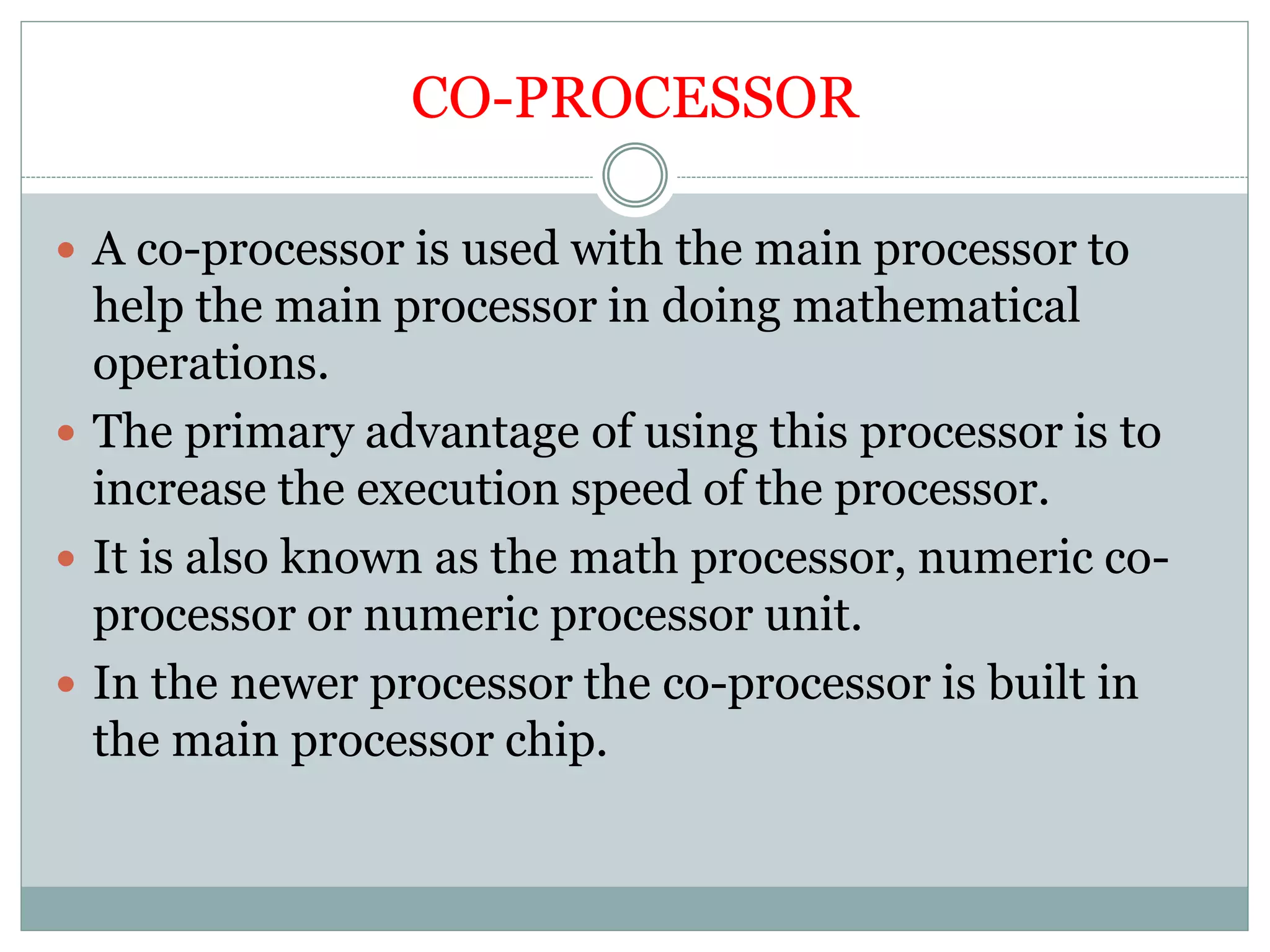 Computer Processor Doing Math Block diagram of motherboard | PPTX