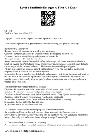 Block Essay Example | PDF