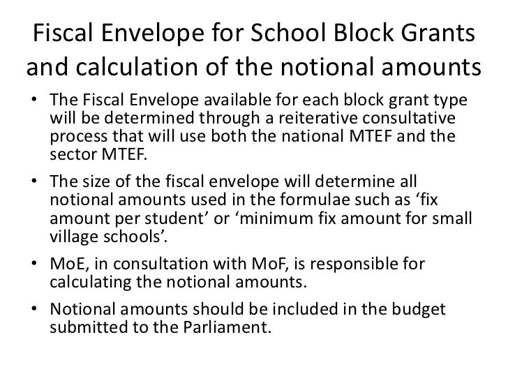 Block grant and block grant formulae for the education sector (lao pd…