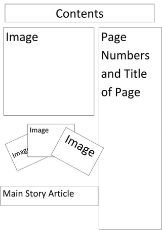 Contents
Image Page
Numbers
and Title
of Page
Image
Image
Image
Main Story Article
 