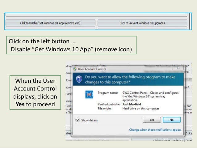 Windows 10 user account control blocking app for iphone