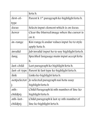 Block inline pseudo emelemts