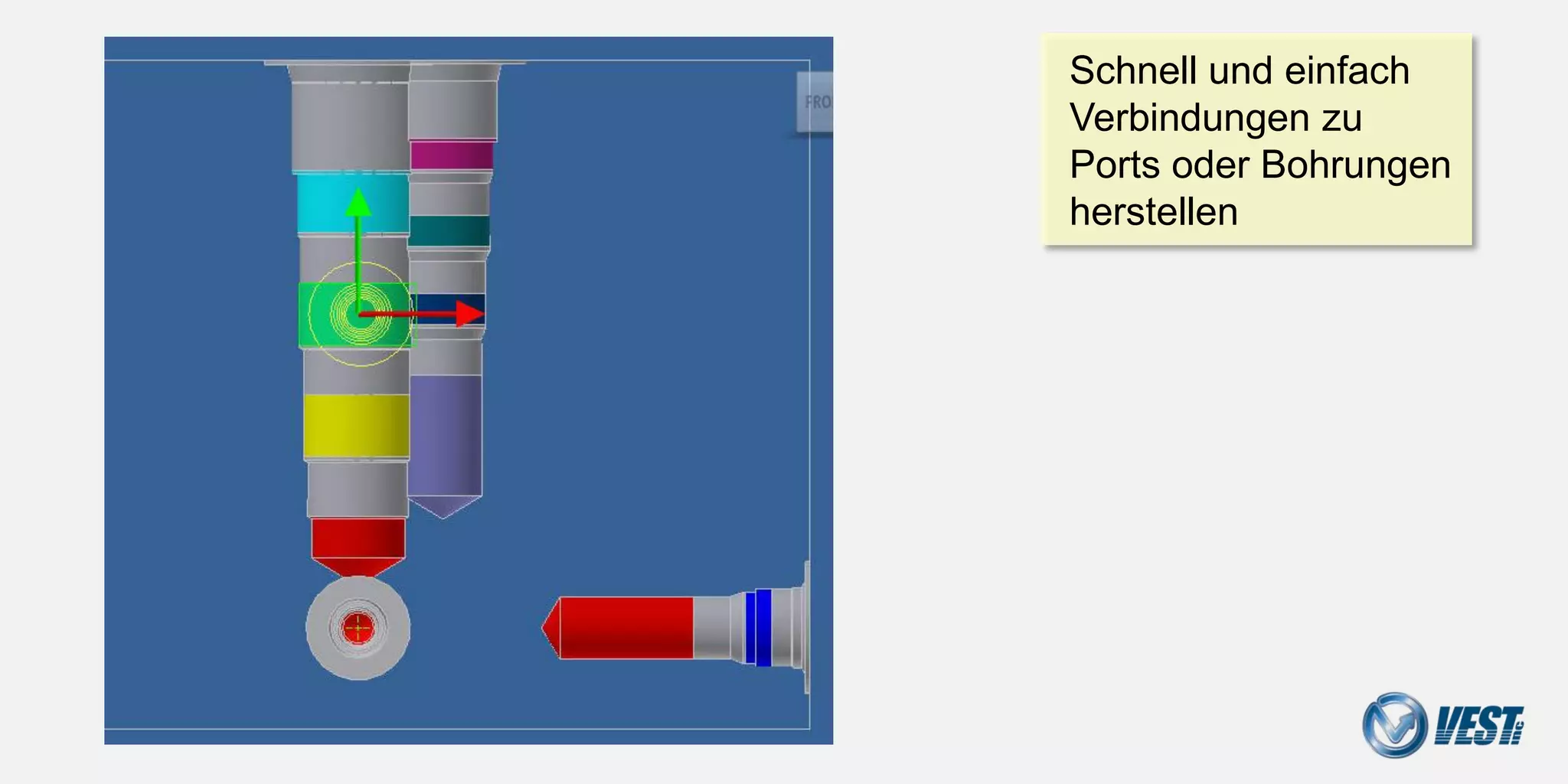 Easy connections

                   Schnell und einfach
                   Verbindungen zu
                   Ports oder Bohrungen
                   herstellen




                           Manifold Design with MDTools® 740
 