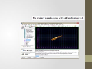 Block Modeling using Geovia Surpac for Resource Estimation | PPTX