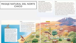 PAISAJE NATURAL DEL NORTE
CHICO
 