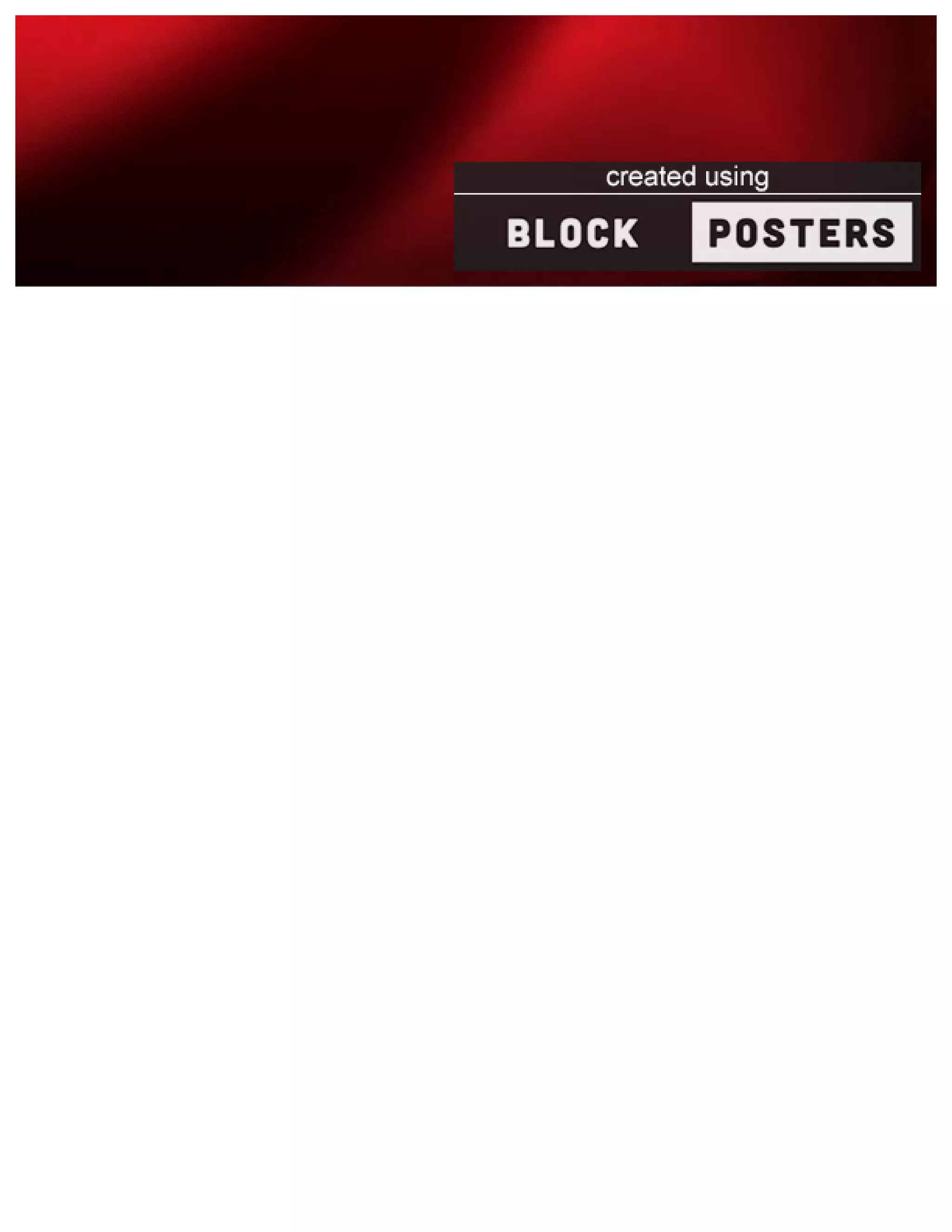 Blockposter