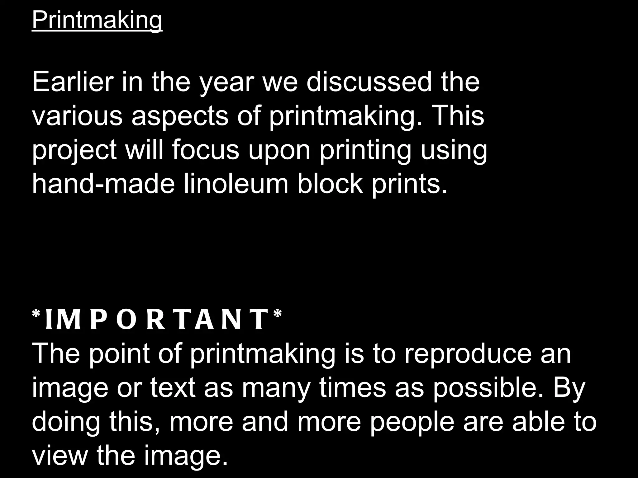 Block Printing Notes | PPT