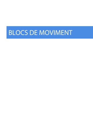 BLOCS DE MOVIMENT
 