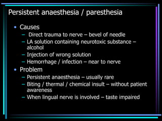NERVE BLOCKS AND ITS COMPLICATIONS | PPT