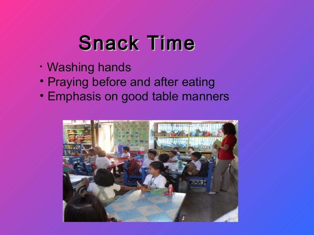Managing Blocks of Time in a Kindergarten Class
