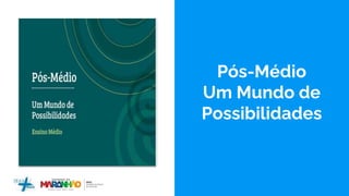 Pós-Médio
Um Mundo de
Possibilidades
 
