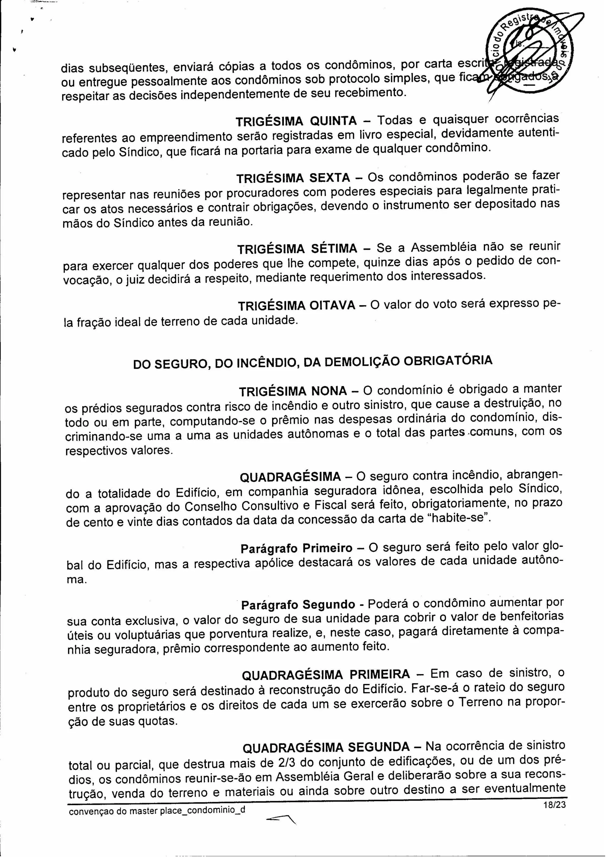 Master Place - Convenção Bloco D