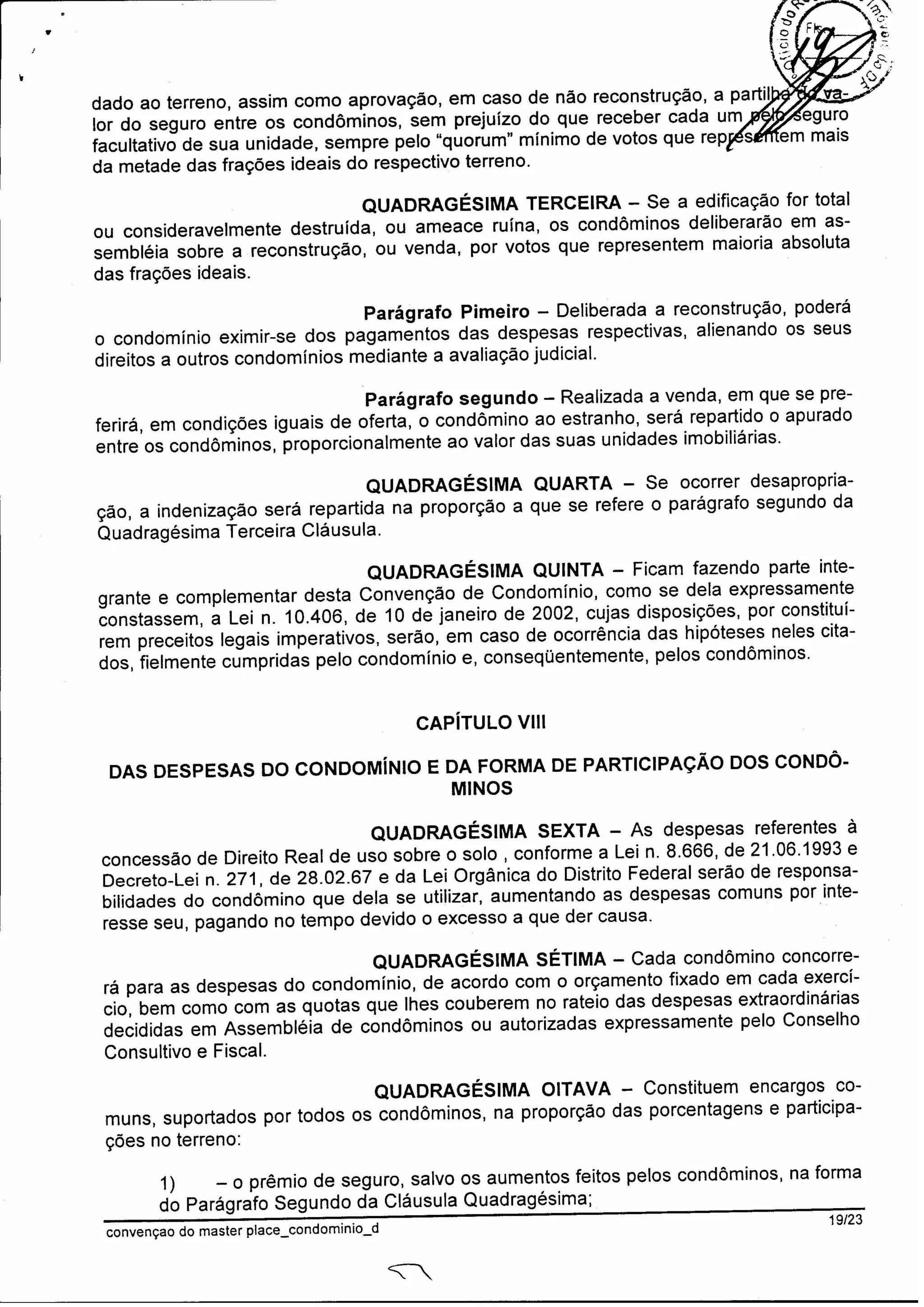 Master Place - Convenção Bloco D