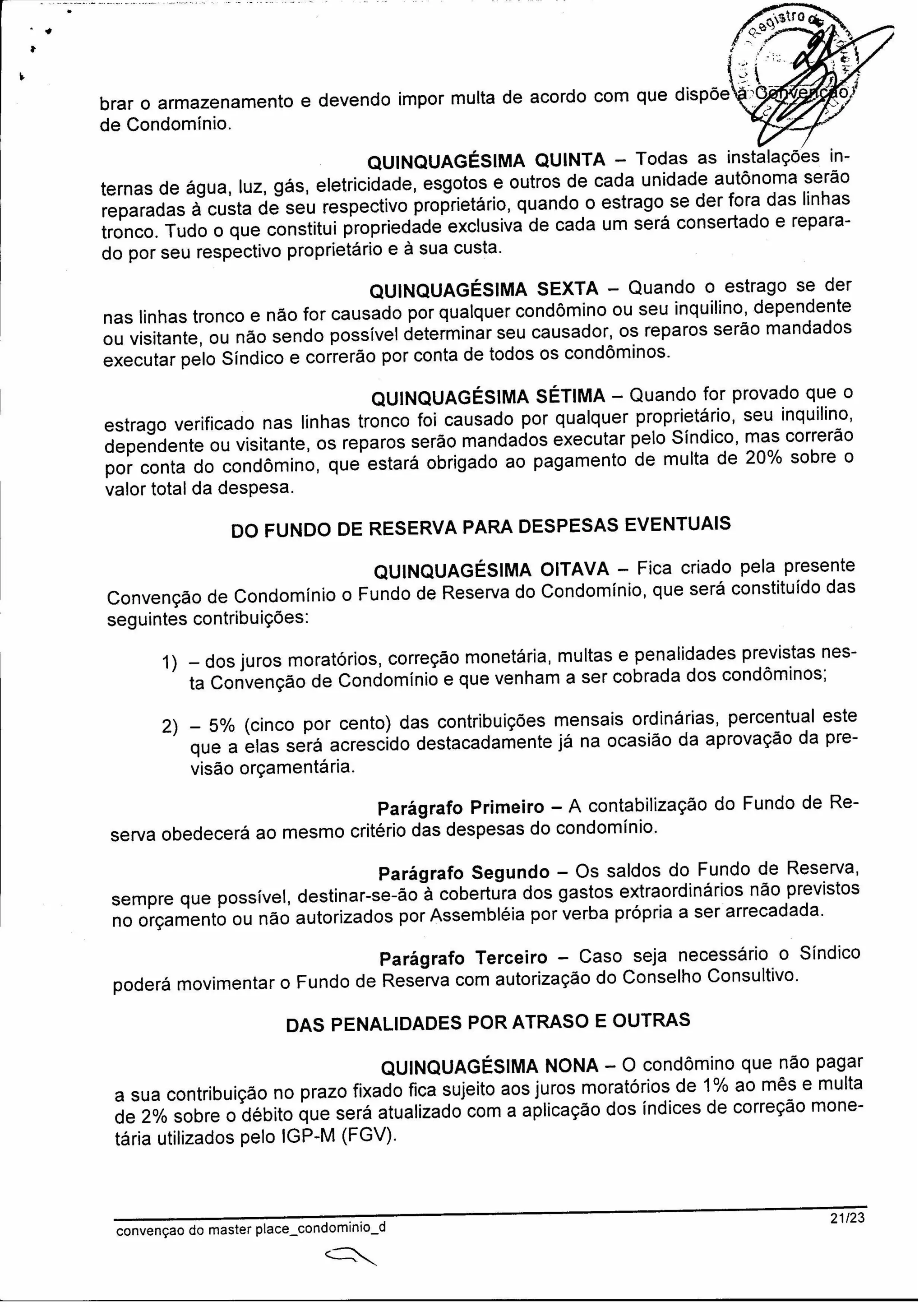 Master Place - Convenção Bloco D