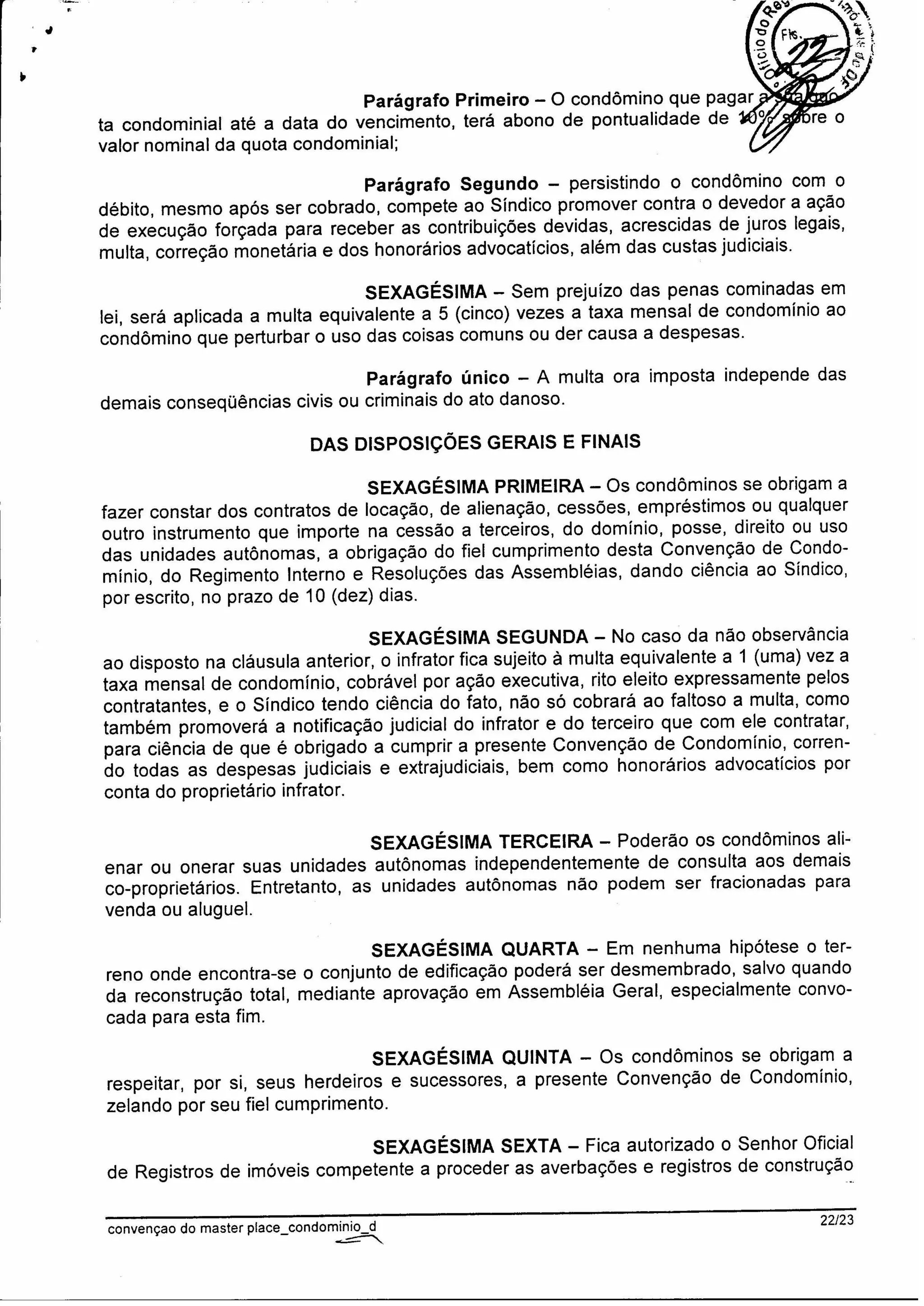 Master Place - Convenção Bloco D