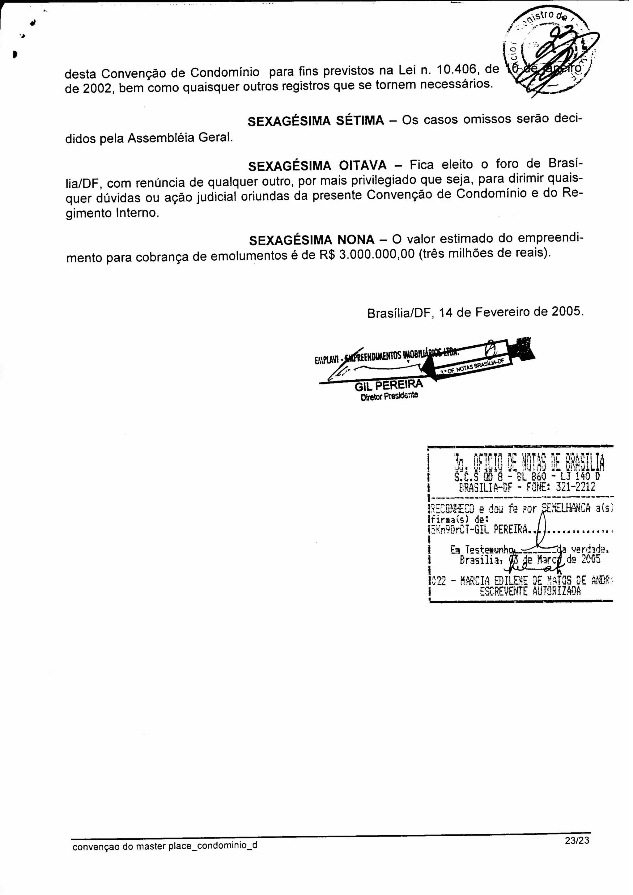 Master Place - Convenção Bloco D