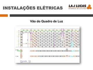 INSTALAÇÕES ELÉTRICAS
Vão do Quadro de Luz
 