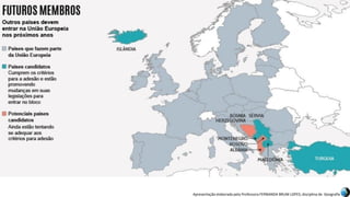 Apresentação elaborada pela Professora FERNANDA BRUM LOPES, disciplina de Geografia
 