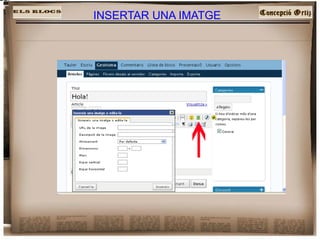 INSERTAR UNA IMATGE 