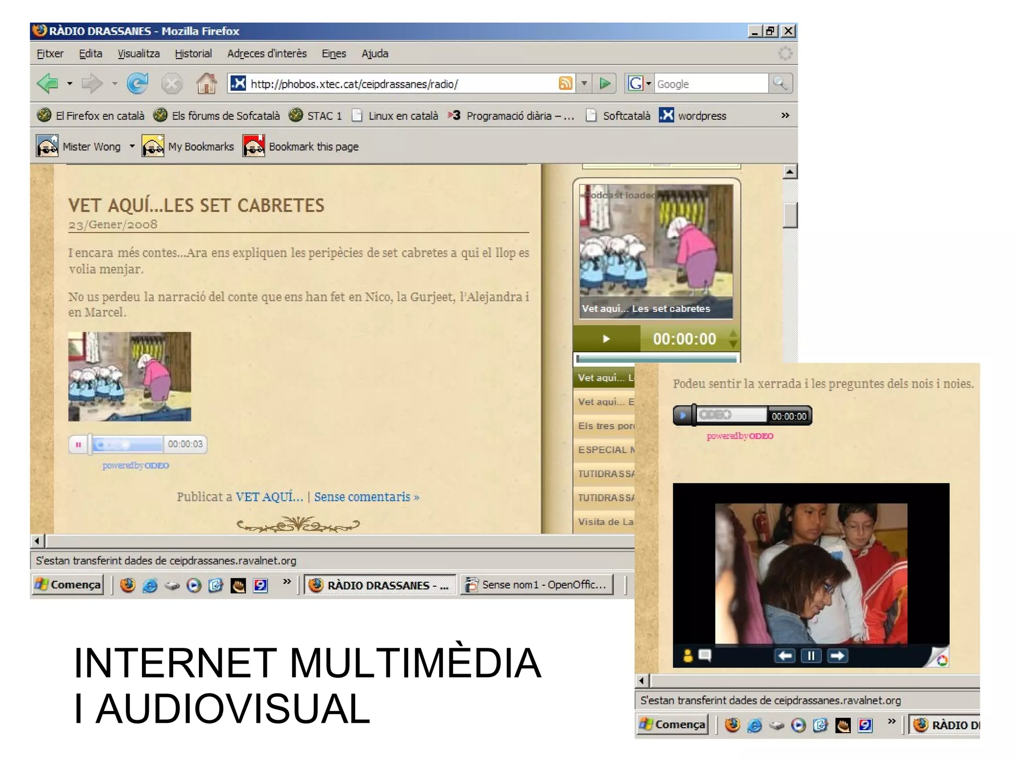 Blocs a l'escola. Blocseducacio
