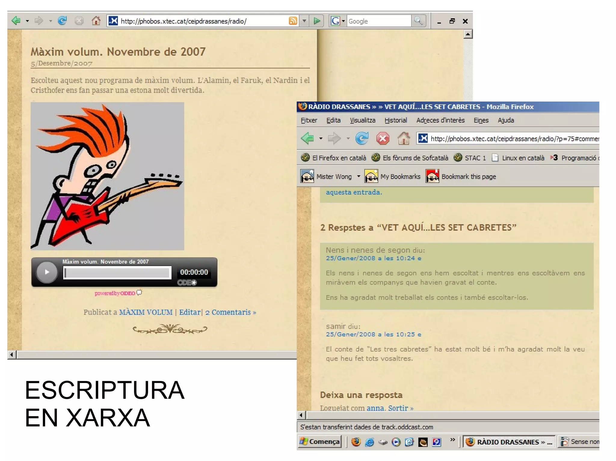 Blocs a l'escola. Blocseducacio