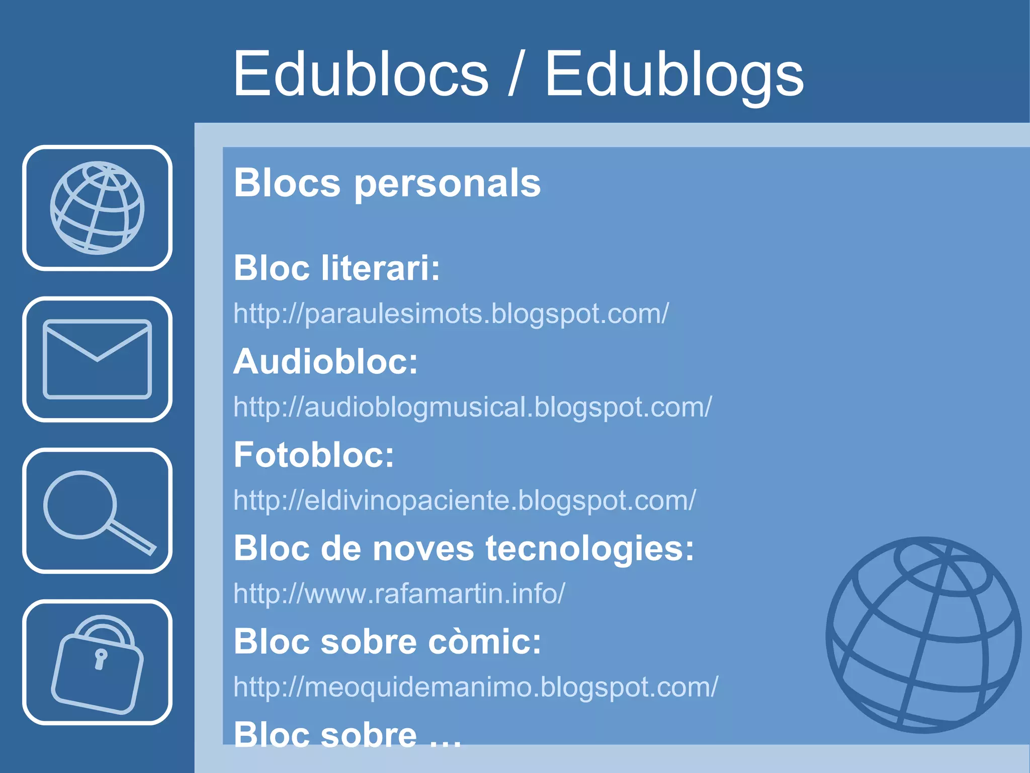 Blocs Educatius