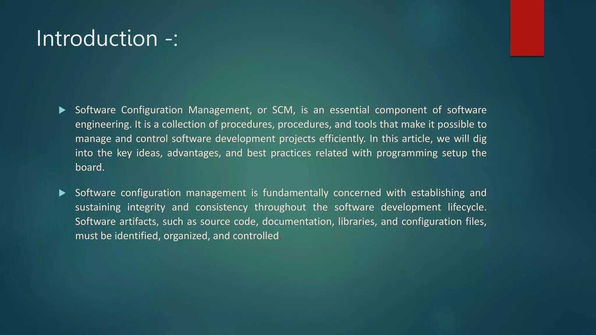 Software Configuration Management In Software Engineering | PPTX ...