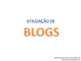 utilização deBLOGS