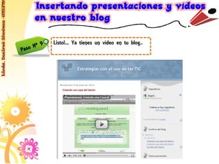 Licda. Desireé Jiménez -UNEFM




                                Listo!... Ya tienes un vídeo en tu blog..
 